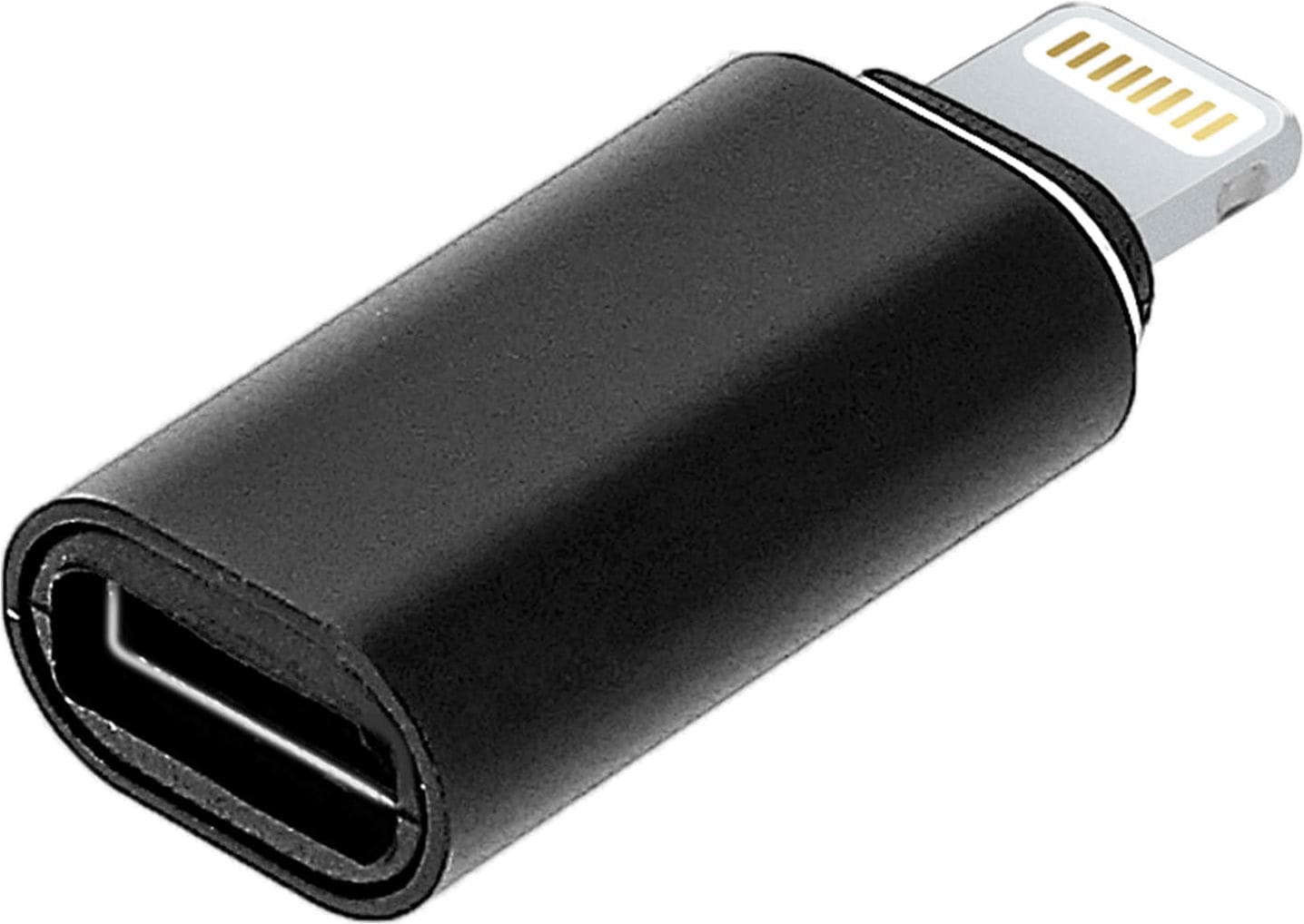 Avizar Adapter (USB Typ C, Lightning), Mobilgerät Adapter, Schwarz