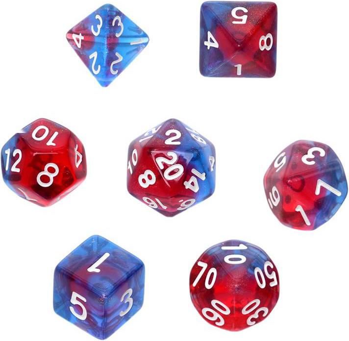 Rebel RPG Dice Set - Moonstones - Superman