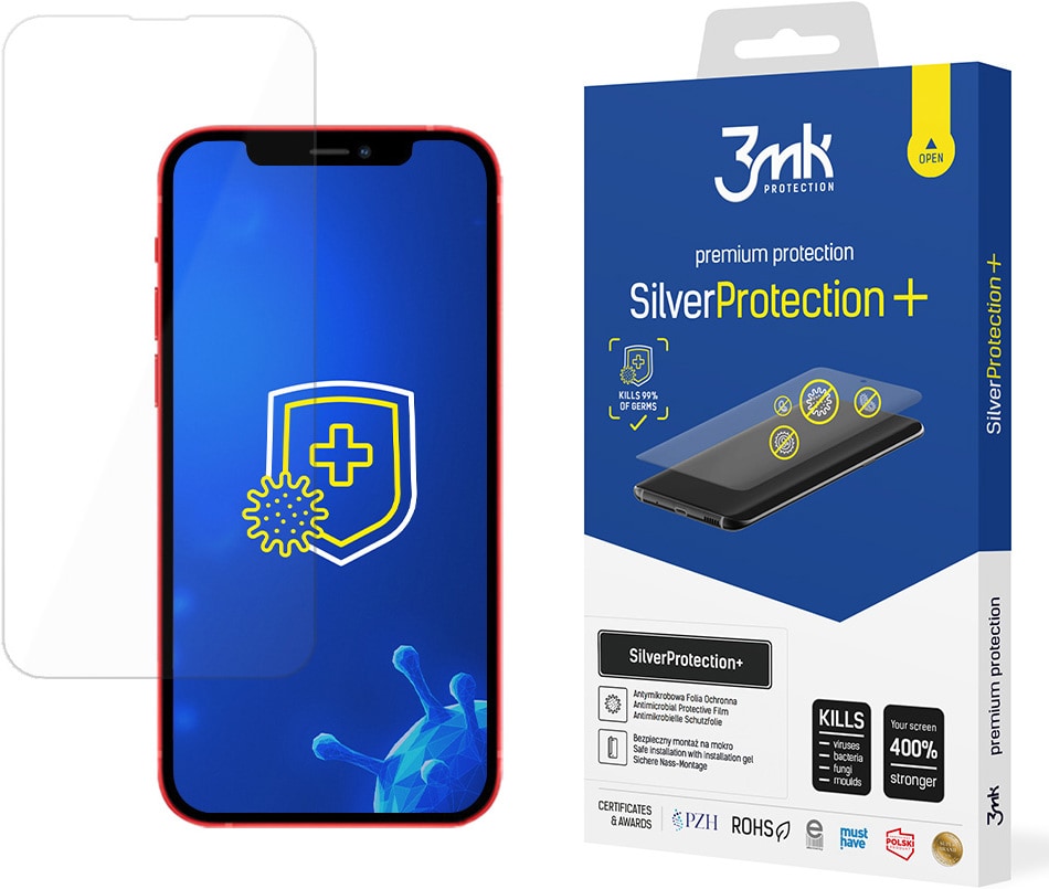 3MK protective film SilverProtection+ for Oppo Find X5 Pro (1 Stück, Oppo Find X5 Pro), Smartphone Schutzfolie