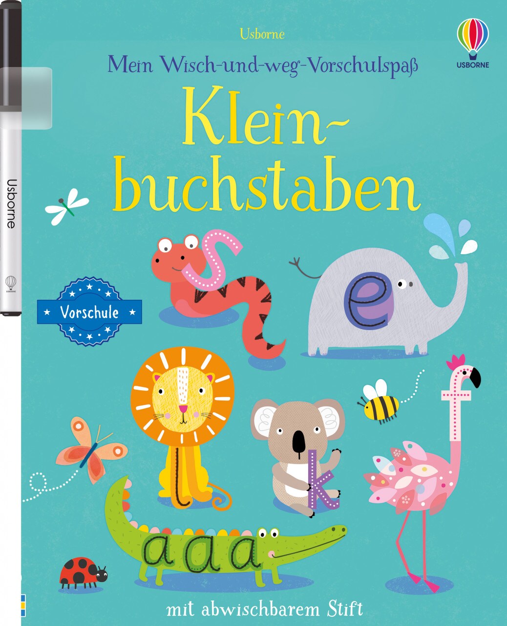 Usborne Publishing, Kinderbücher, Mein Wisch-und-weg-Vorschulspass: Kleinbuchstaben (Deutsch, Jessica Greenwell, Sally P...