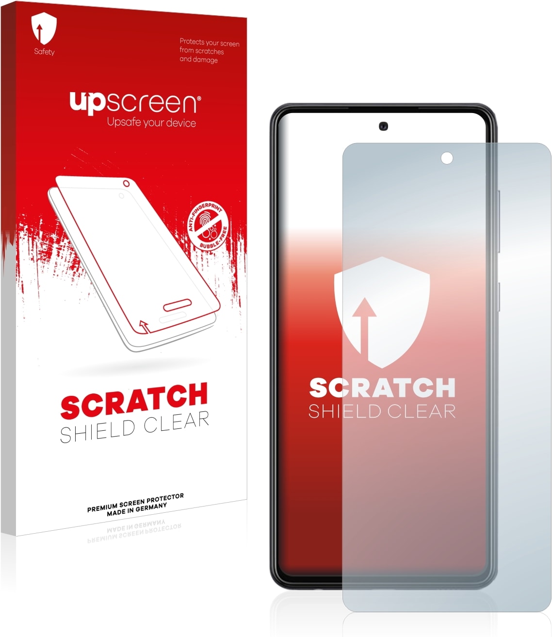 upscreen Scratch Shield Displayschutz (1 Stück, Galaxy A72), Smartphone Schutzfolie, Transparent