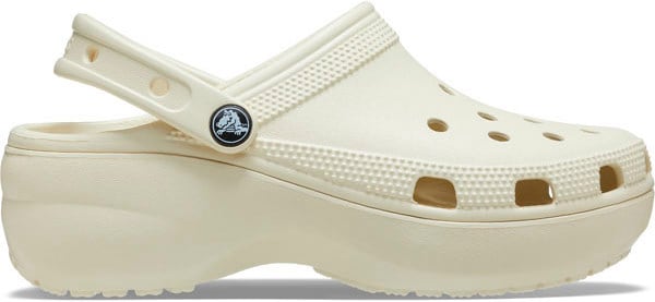 Crocs, Damen, Hausschuhe, W's Classic Platform Clog, Weiss, (37)