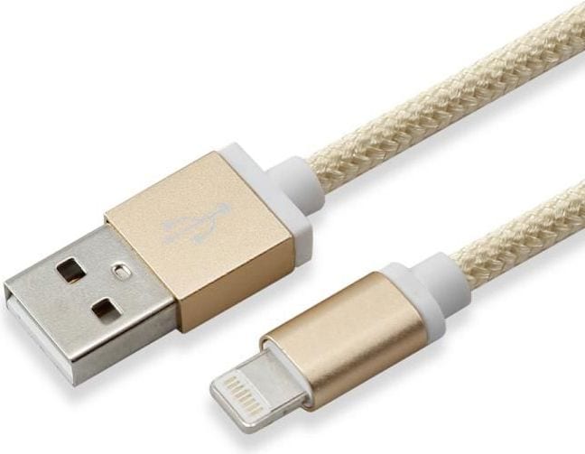 Sbox USB 2.0 8 Pin IPH7-G gold (1.50 m, USB 2.0), USB Kabel