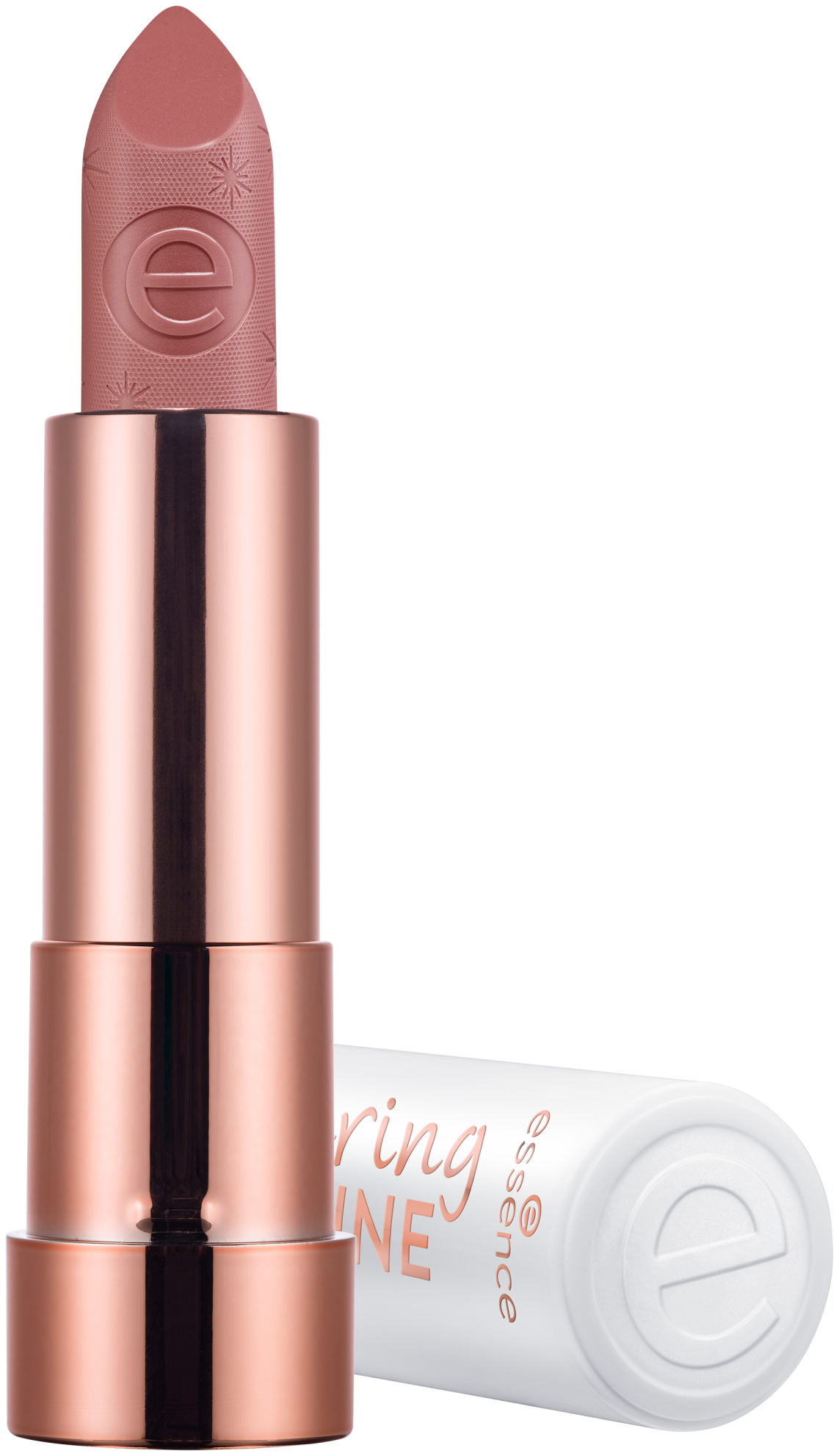 essence, Lippenstift + Lipgloss, caring SHINE vegan collagen lipstick (203-my advice)