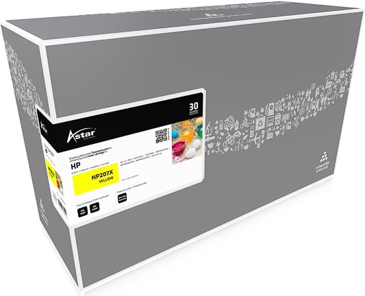 Astar w2212x / hp207x 2450s ohne fuellstands. (Y), Toner