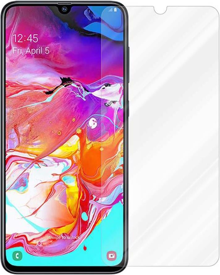 Cadorabo Display Schutzglas für Samsung Galaxy A70 / A70s (1 Stück, Galaxy A70), Smartphone Schutzfolie, Transparent