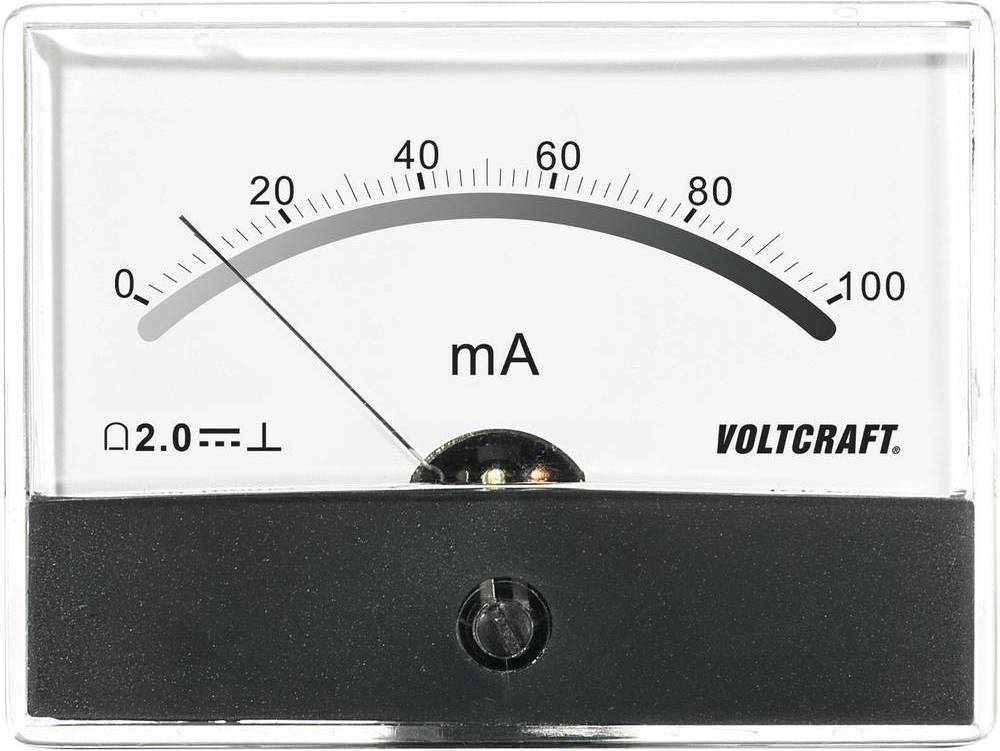 Voltcraft, Multimeter, Einbau-Messgerät AM-86X65/100mA/DC