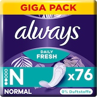 Always Daily Fresh Normal 0 % (76 x, Slipeinlagen)