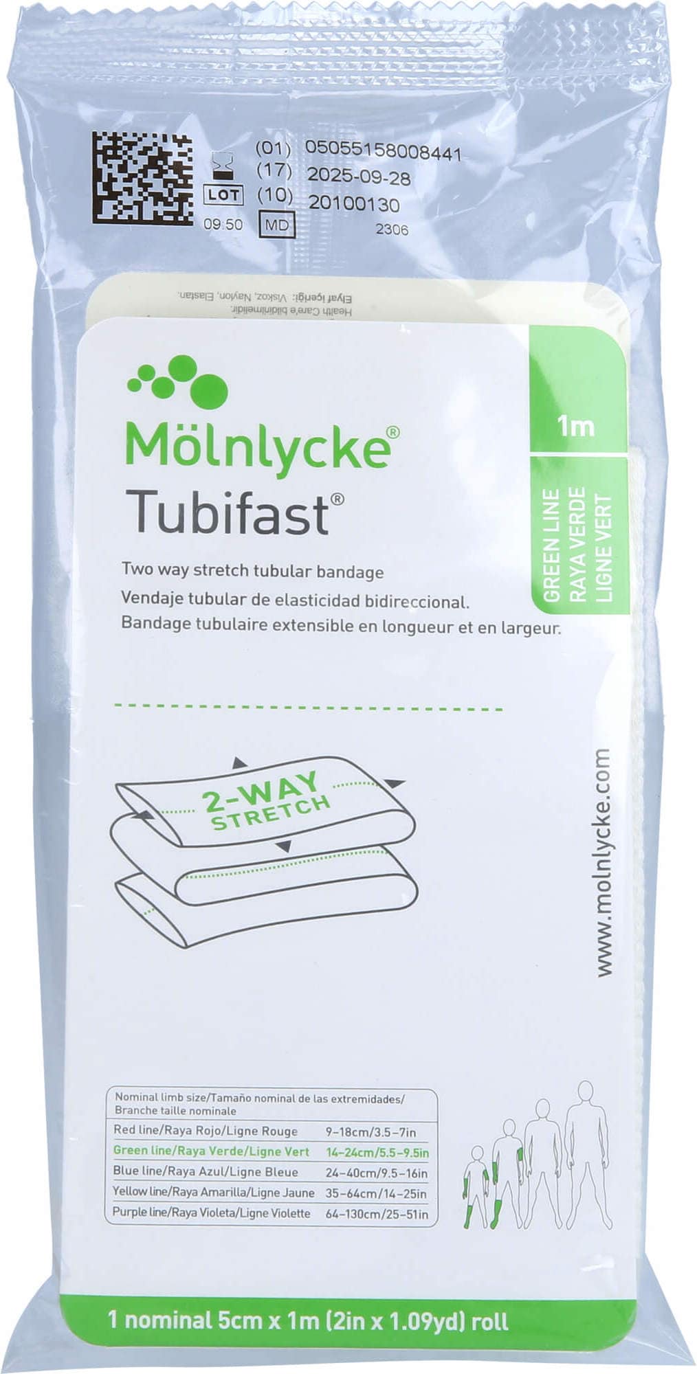 Mölnlycke, Verbandsmaterial, Tubifast 2-WAY STRETCH, 1 St. Binde