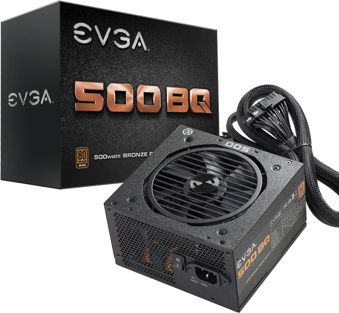 EVGA BQ (500 W), PC Netzteil, Schwarz