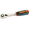 Bahco 1/4" reversible ratchet with slim ratchet head, 72 teeth and 5° reverse swivel angle, 120 mm (1/4")